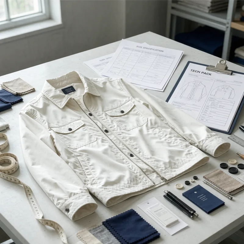 OEM clothing factory sample inspection before bulk production