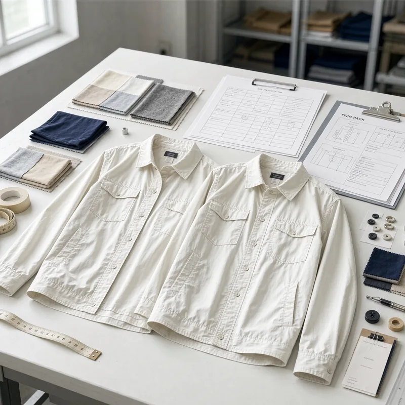 quality consistency checks for repeat OEM clothing production