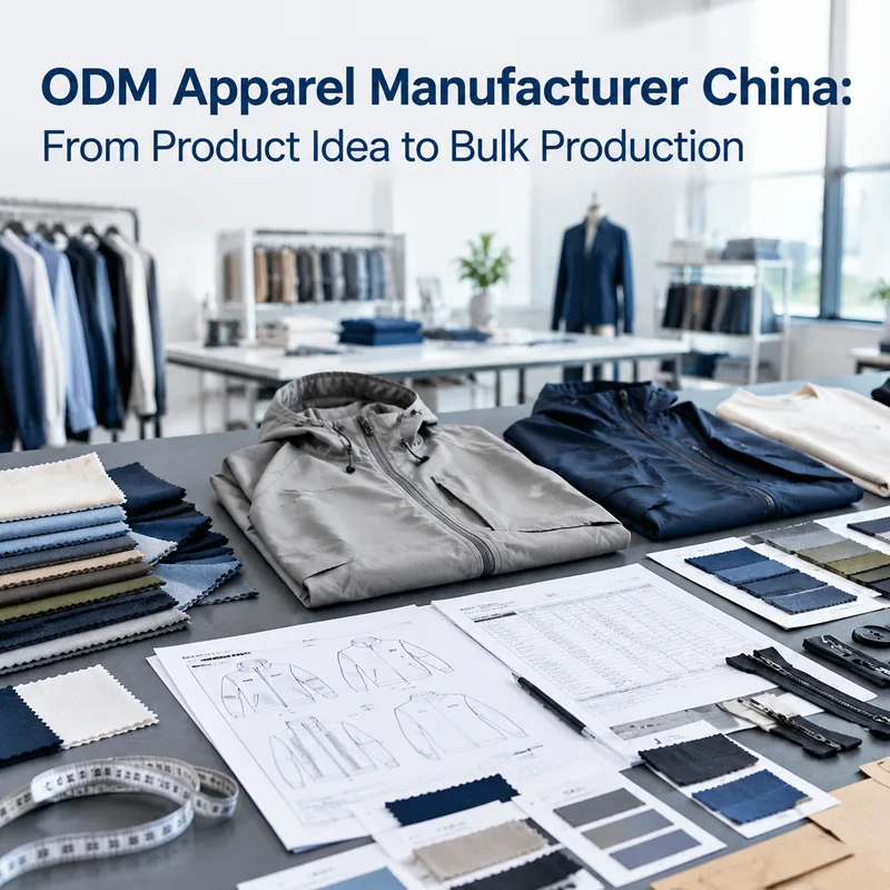 ODM Apparel Manufacturer China: From Product Idea to Bulk Production
